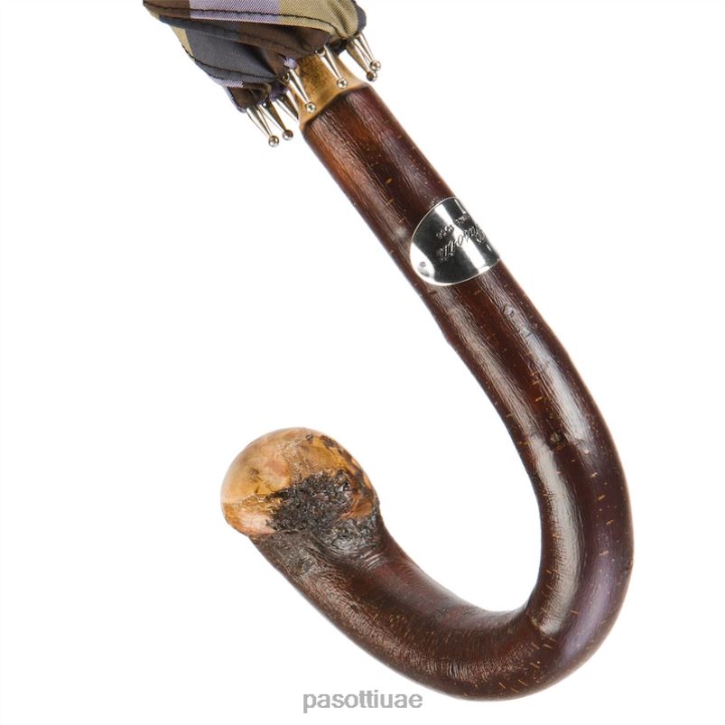 مظلة | 142 6496-12 cbr - مظلة مخططة بلون الكستناء الصلب مع نهاية المقبض PASOTTI Z446V102